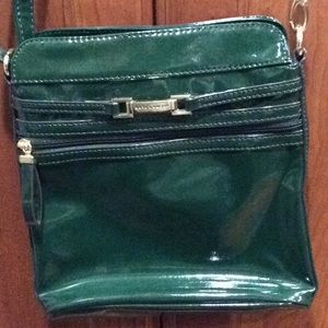 NWOT Kate Landry Emerald Green Cross-Body